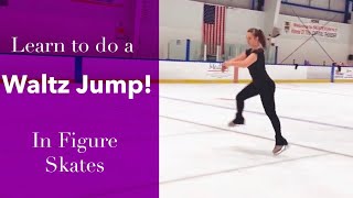 Learn To Do A Waltz Jump In Figure Skates [upl. by Atikat]