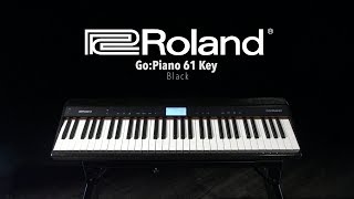 Roland GoPiano 61 Key Digital Piano Black  Gear4music demo [upl. by Happ]