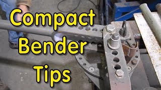 Making Tube Clamps  Compact Bender Tips [upl. by Isnam]