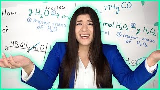 Step by Step Stoichiometry Practice Problems  How to Pass Chemistry [upl. by Natsirk]