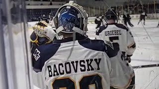 Merrimack College Hockey Warm ups [upl. by Ycrep525]