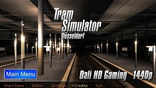 Tram Simulator Dusseldorf full route PC Gameplay FullHD 1440p [upl. by Ellenij]