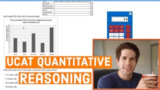 UCAT QUANTITATIVE REASONING Answering Questions Live on Camera  KharmaMedic [upl. by Atikcir124]