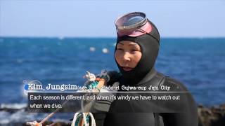 Culture of Jeju Haenyeo women divers [upl. by Idnyc320]