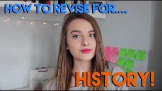 HOW TO REVISE HISTORY  GCSE A Level General Tips and Tricks [upl. by Yelsew10]