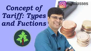 Concept of Tariff  Types and Functions in Hindi [upl. by Aihcsrop]