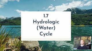 APES Notes 17  Hydrologic Water Cycle [upl. by Nalepka]