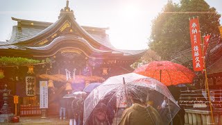 元日の櫛田神社 [upl. by Oicangi593]