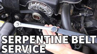 Getting Started Serpentine Belt Service [upl. by Nada511]