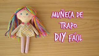 Como hacer una muñeca de trapo paso a paso DIY [upl. by Sommers911]