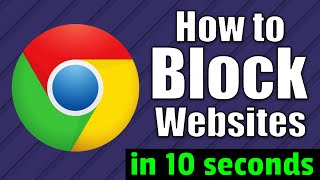 How To Block Websites On Google Chrome in only 10 seconds [upl. by Mercedes549]