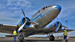 MALEV Li2 Douglas DC3 FULL FLIGHT  Boarding Startup Takeoff Landing  Budapest  Trip Report [upl. by Stilwell]