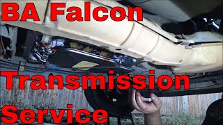 BA Falcon  Automatic Transmission Service  BA BF amp FG falcon four speeds [upl. by Crissy615]