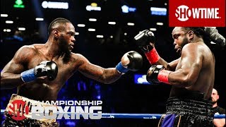 Deontay Wilder KO Bermane Stiverne in Round 1  SHOWTIME CHAMPIONSHIP BOXING [upl. by Alleunamme]