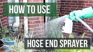 How to Use a Hose End Sprayer [upl. by Karlens839]