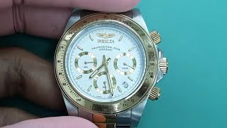 How To Replace The Battery a INVICTA Chronograph Watch  SolimBD [upl. by Tnattirb273]