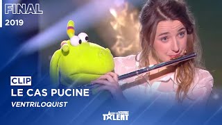 CAPUCINE singing ventriloquist final performance on Frances got talent [upl. by Starobin]