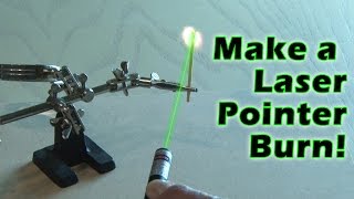 Make a Laser Pointer Burn [upl. by Perry]