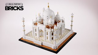 Lego Architecture 21056 Taj Mahal Speed Build [upl. by Yrevi]