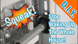 How To Lubricate Your Noisy Garage Door Goodbye SQUEAKS [upl. by Lorsung945]