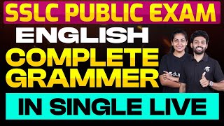 SSLC Public Exam English  Complete Grammar in Single Live  Eduport [upl. by Ameehs]