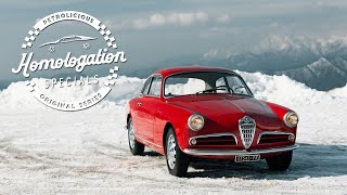 Homologation Specials 1957 Alfa Romeo Giulietta Sprint Veloce ‘Alleggerita’ [upl. by Wendin276]