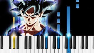 Dragon Ball Super  Ultra Instinct  Clash of Gods  EASY Piano Tutorial [upl. by Yle501]