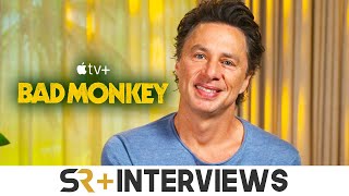 Bad Monkey Interview Zach Braff [upl. by Ambrosius446]