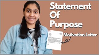 How To Write MOTIVATION LETTER  PERSONAL STATEMENT  Dos amp Donts [upl. by Huan80]