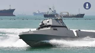 Singapores New Maritime Security Unmanned Surface Vessels [upl. by Orabel]