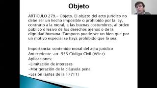 Actos jurídicos en el Código Civil y Comercial  Elementos [upl. by Ahsienak]