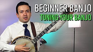 Beginner Banjo  How To Tune Your Banjo [upl. by Paucker16]