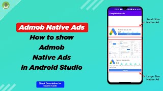 How to integrate Admob Native Ads in Android Studio  Google Admob Tutorial  04 [upl. by Nayra]