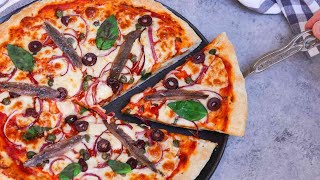 Anchovy Pizza Recipe How to Cook Anchovies On Pizza [upl. by Ainuj]