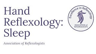 Hand Reflexology Sleep [upl. by Nevet]