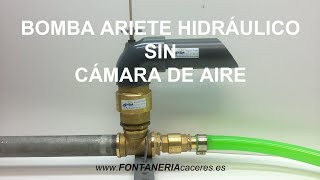 Como subir agua sin motor  ARIETE HIDRÁULICO SIN CÁMARA DE AIRE  funcionamiento y medidas [upl. by Goldstein]