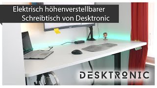 Elektrisch höhenverstellbarer Schreibtisch  Top Tisch zum Top Preis [upl. by Alleunamme]