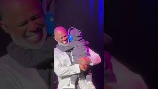 BRIAN MCKNIGHT JRS debut with DADDY [upl. by Yllim]