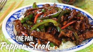 One Pan Pepper Steak in 30 Minutes [upl. by Janaya355]