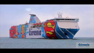 Tirrenia Bithia time lapse arrivano Superman e Supergirl [upl. by Aital]