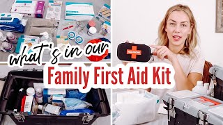 How To Build a Home First Aid Kit  What’s In Our Family Medical Box [upl. by Ennaid]