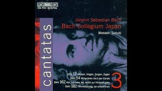 Bach  Complete Sacred Cantatas BWV 1200 VOL3 by Masaaki Suzuki  BWV 12 54 162 182 [upl. by Amandy273]