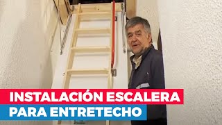 ¿Cómo instalar una escala para el entretecho [upl. by Mauricio]