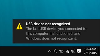 How To Fix USB Device Not Recognized in Windows 10 [upl. by Aduhey915]