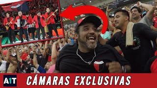 La FIESTA de LOS PALMERAS y la HINCHADA DE COLÓN en la SUDAMERICANA ⚫🔴 [upl. by Nylia]