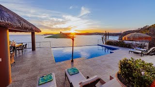 Luxurious Oceanfront Villa  Huatulco México [upl. by Puiia]