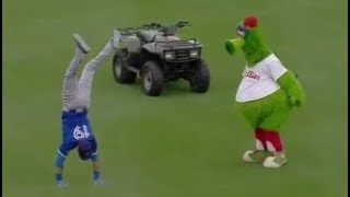 MLB Funniest Mascots  Phillie Phanatic [upl. by Romeo]