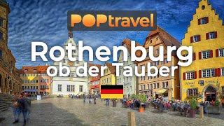 Walking in ROTHENBURG OB DER TAUBER  Germany 🇩🇪 4K 60fps UHD [upl. by Navanod]