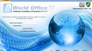 Software Contable y Financiero World Office  Demo [upl. by Fanchan]