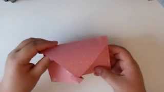 Tutorial Sobre Origami Sencillo Para regalar dinero  MundoParty [upl. by Alolomo480]